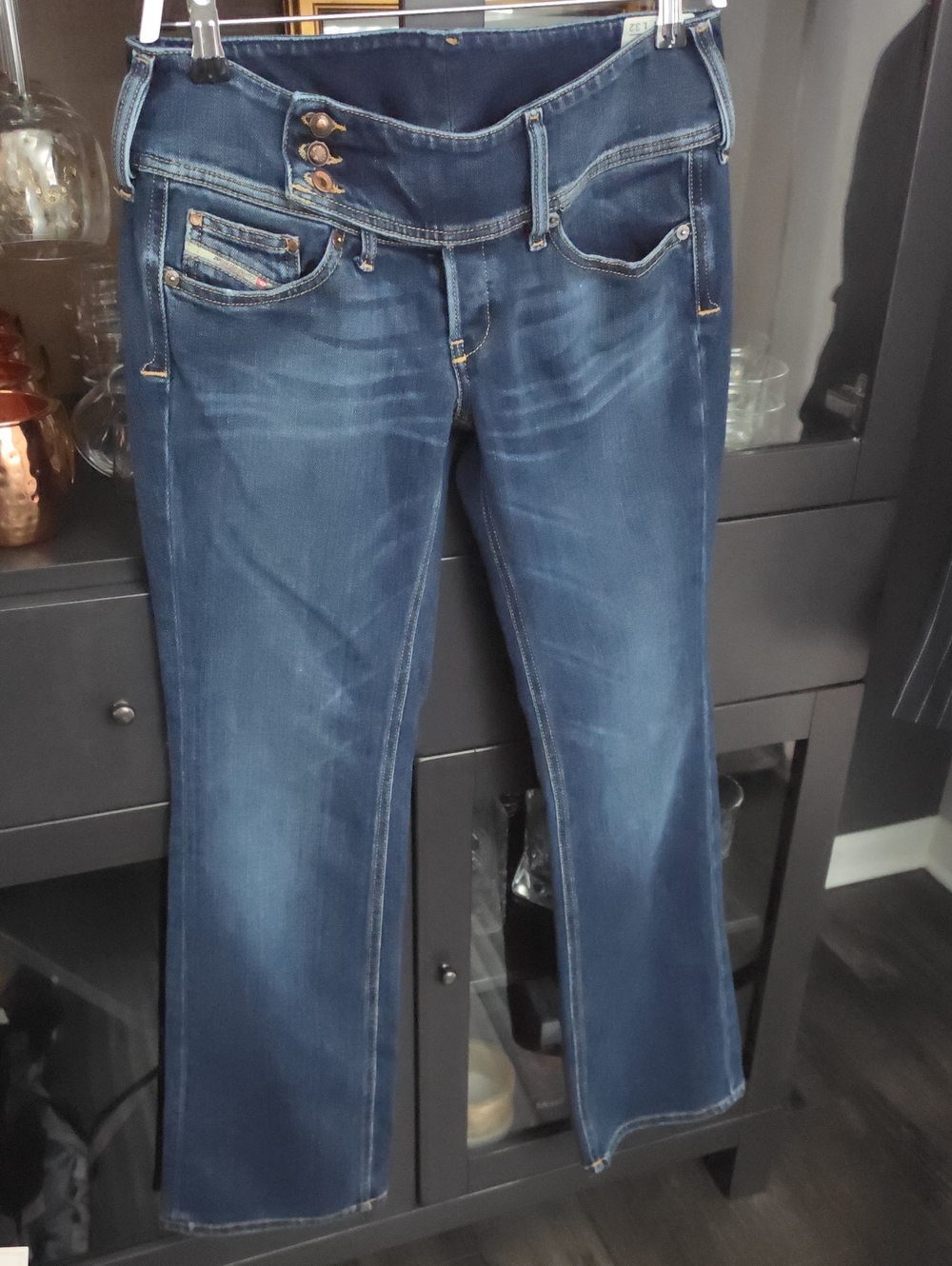 Diesel Women's Dark Blue 'Cherock' Jeans